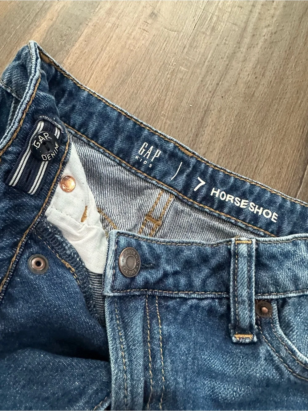 GAP Kids “Horseshoe” Denim Jeans for Girls